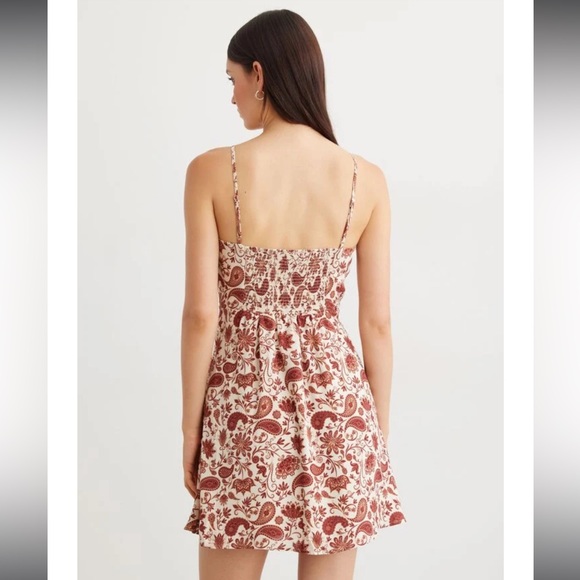 Dynamite Floral Paisley Mini Dress - Picture 8 of 9